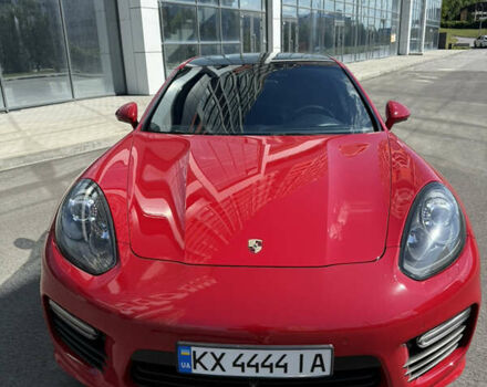 Красный Порше Панамера, объемом двигателя 4.81 л и пробегом 105 тыс. км за 31700 $, фото 1 на Automoto.ua