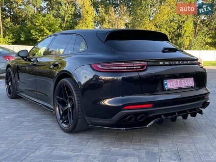 Черный Порше Panamera Sport Turismo, объемом двигателя 3 л и пробегом 87 тыс. км за 56000 $, фото 1 на Automoto.ua