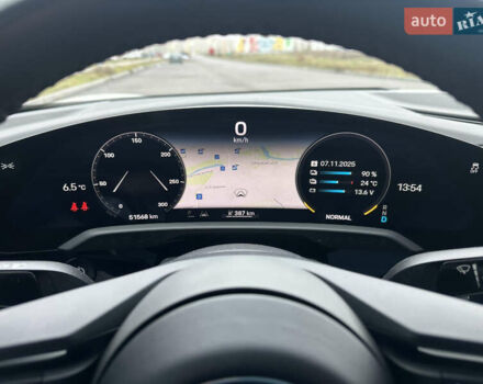 Белый Порше Тайкан, объемом двигателя 0 л и пробегом 52 тыс. км за 59900 $, фото 6 на Automoto.ua