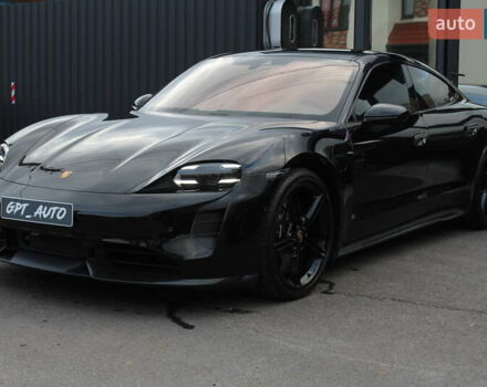Черный Порше Тайкан, объемом двигателя 0 л и пробегом 1 тыс. км за 108800 $, фото 3 на Automoto.ua