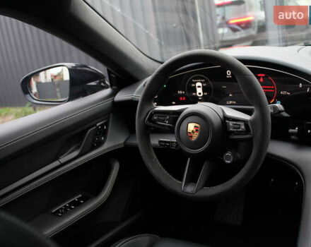 Черный Порше Тайкан, объемом двигателя 0 л и пробегом 1 тыс. км за 108800 $, фото 21 на Automoto.ua