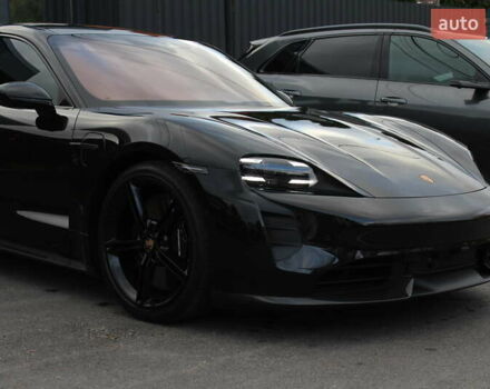 Черный Порше Тайкан, объемом двигателя 0 л и пробегом 1 тыс. км за 108800 $, фото 4 на Automoto.ua