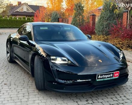 Черный Порше Тайкан, объемом двигателя 0 л и пробегом 41 тыс. км за 49980 $, фото 1 на Automoto.ua
