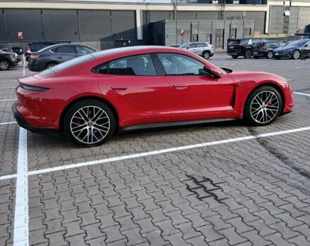 Красный Порше Тайкан, объемом двигателя 0 л и пробегом 32 тыс. км за 45000 $, фото 11 на Automoto.ua
