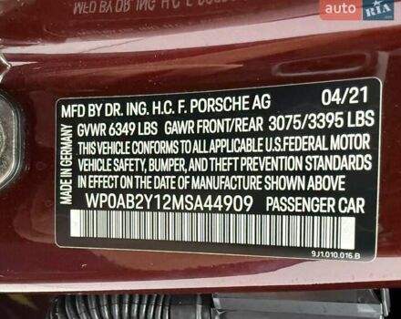Красный Порше Тайкан, объемом двигателя 0 л и пробегом 35 тыс. км за 63000 $, фото 38 на Automoto.ua