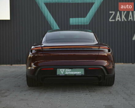 Красный Порше Тайкан, объемом двигателя 0 л и пробегом 8 тыс. км за 125500 $, фото 5 на Automoto.ua