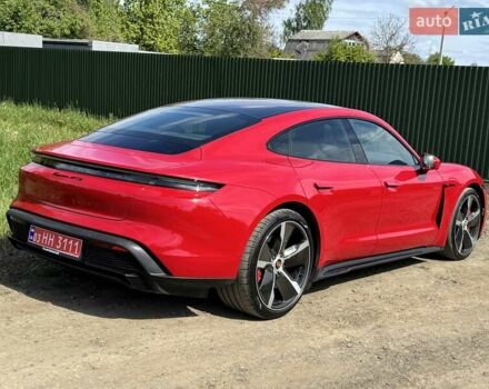 Красный Порше Тайкан, объемом двигателя 0 л и пробегом 60 тыс. км за 73800 $, фото 9 на Automoto.ua