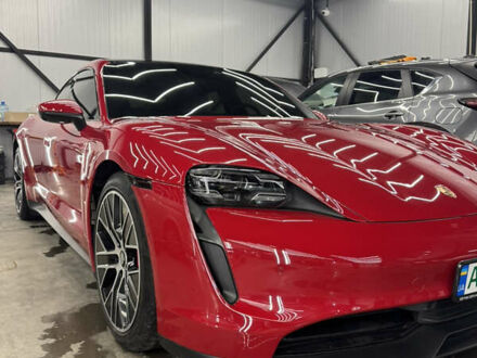 Порше Тайкан 2022 у Києві на Automoto.ua Червоний Порше Тайкан, об'ємом двигуна 0 л та пробігом 23 тис. км за 64000 $, фото 1 на Automoto.ua