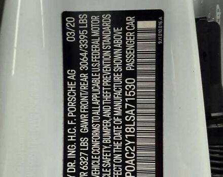 Порше Тайкан, объемом двигателя 0 л и пробегом 43 тыс. км за 71000 $, фото 14 на Automoto.ua