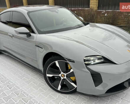 Серый Порше Тайкан, объемом двигателя 0 л и пробегом 24 тыс. км за 100000 $, фото 3 на Automoto.ua