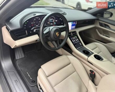 Серый Порше Тайкан, объемом двигателя 0 л и пробегом 53 тыс. км за 55000 $, фото 25 на Automoto.ua