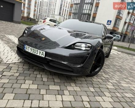 Серый Порше Тайкан, объемом двигателя 0 л и пробегом 53 тыс. км за 55000 $, фото 17 на Automoto.ua