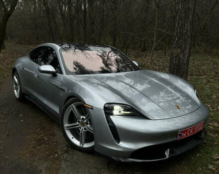 Серый Порше Тайкан, объемом двигателя 0 л и пробегом 55 тыс. км за 70000 $, фото 1 на Automoto.ua