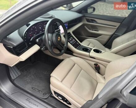 Серый Порше Тайкан, объемом двигателя 0 л и пробегом 53 тыс. км за 55000 $, фото 22 на Automoto.ua