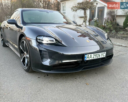 Серый Порше Тайкан, объемом двигателя 0 л и пробегом 63 тыс. км за 85000 $, фото 2 на Automoto.ua