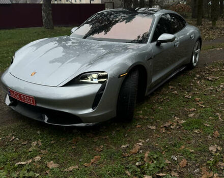 Серый Порше Тайкан, объемом двигателя 0 л и пробегом 55 тыс. км за 70000 $, фото 1 на Automoto.ua