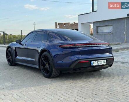 Синій Порше Тайкан, об'ємом двигуна 0 л та пробігом 82 тис. км за 59900 $, фото 5 на Automoto.ua