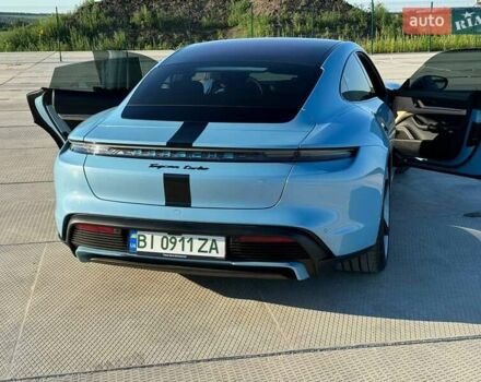 Синий Порше Тайкан, объемом двигателя 0 л и пробегом 15 тыс. км за 100000 $, фото 89 на Automoto.ua