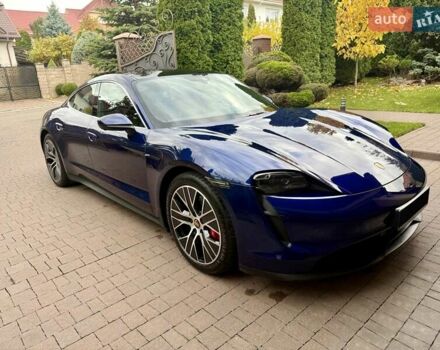 Синий Порше Тайкан, объемом двигателя 0 л и пробегом 38 тыс. км за 73000 $, фото 18 на Automoto.ua