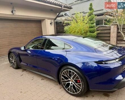 Синий Порше Тайкан, объемом двигателя 0 л и пробегом 38 тыс. км за 73000 $, фото 7 на Automoto.ua