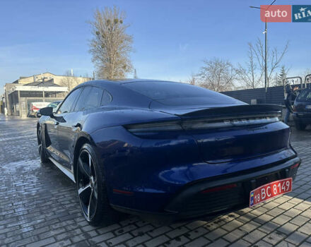 Синий Порше Тайкан, объемом двигателя 0 л и пробегом 76 тыс. км за 55000 $, фото 12 на Automoto.ua