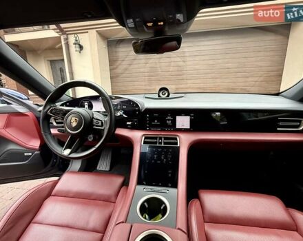 Синий Порше Тайкан, объемом двигателя 0 л и пробегом 38 тыс. км за 73000 $, фото 3 на Automoto.ua