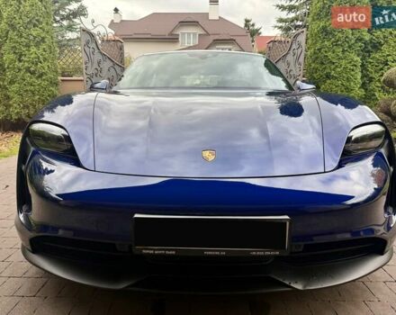 Синий Порше Тайкан, объемом двигателя 0 л и пробегом 38 тыс. км за 73000 $, фото 19 на Automoto.ua