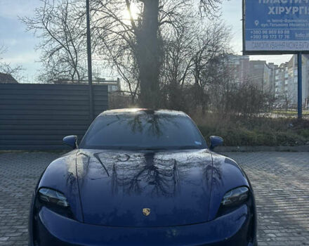 Синий Порше Тайкан, объемом двигателя 0 л и пробегом 76 тыс. км за 55000 $, фото 14 на Automoto.ua