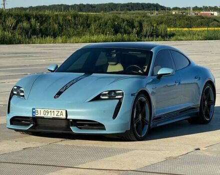 Синий Порше Тайкан, объемом двигателя 0 л и пробегом 15 тыс. км за 100000 $, фото 61 на Automoto.ua