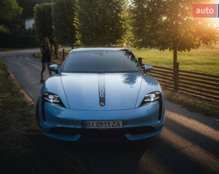 Синий Порше Тайкан, объемом двигателя 0 л и пробегом 15 тыс. км за 100000 $, фото 45 на Automoto.ua