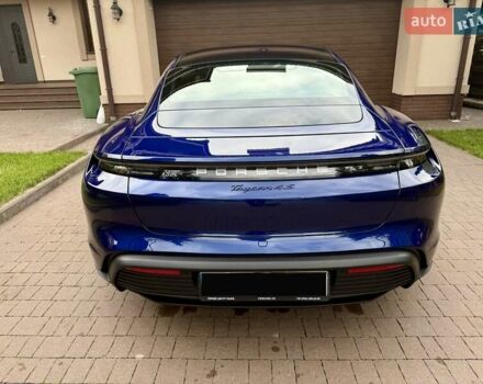 Синий Порше Тайкан, объемом двигателя 0 л и пробегом 38 тыс. км за 73000 $, фото 6 на Automoto.ua