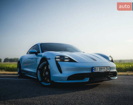 Синий Порше Тайкан, объемом двигателя 0 л и пробегом 15 тыс. км за 100000 $, фото 25 на Automoto.ua