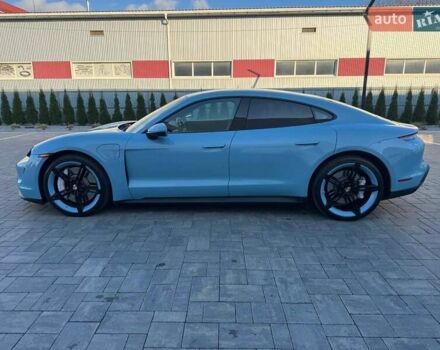 Синий Порше Тайкан, объемом двигателя 0 л и пробегом 35 тыс. км за 47900 $, фото 5 на Automoto.ua