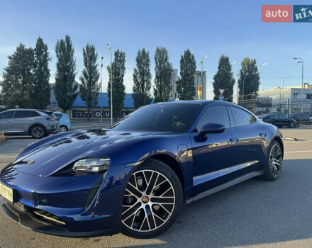 Синій Порше Тайкан, об'ємом двигуна 0 л та пробігом 40 тис. км за 75000 $, фото 1 на Automoto.ua