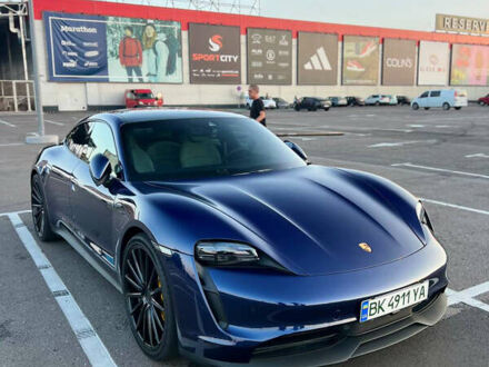Порше Тайкан 2021 в Одессе на Automoto.ua Синий Порше Тайкан, объемом двигателя 0 л и пробегом 25 тыс. км за 58000 $, фото 1 на Automoto.ua
