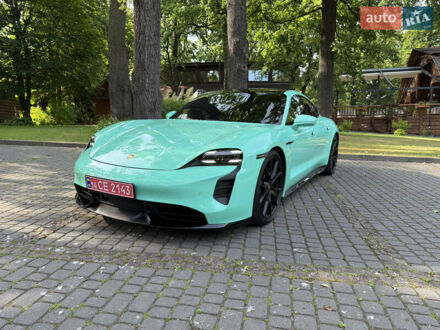 Зеленый Порше Тайкан, объемом двигателя 0 л и пробегом 11 тыс. км за 86000 $, фото 1 на Automoto.ua