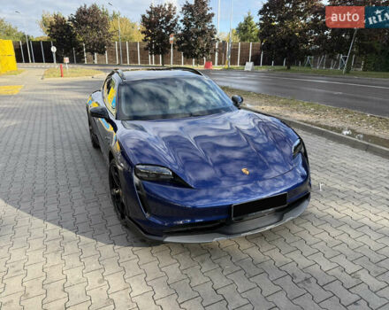 Синий Порше Taycan Cross Turismo, объемом двигателя 0 л и пробегом 18 тыс. км за 85000 $, фото 21 на Automoto.ua