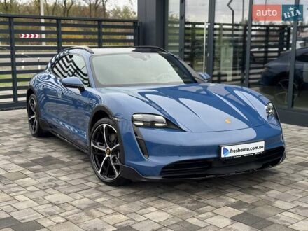 Синий Порше Taycan Cross Turismo, объемом двигателя 0 л и пробегом 17 тыс. км за 80900 $, фото 1 на Automoto.ua