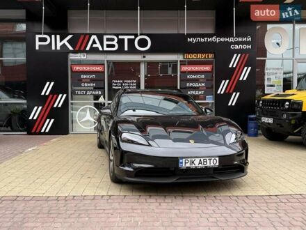 Черный Порше Taycan Sport Turismo, объемом двигателя 0 л и пробегом 9 тыс. км за 84900 $, фото 1 на Automoto.ua