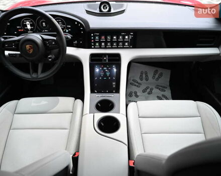 Красный Порше Taycan Sport Turismo, объемом двигателя 0 л и пробегом 34 тыс. км за 84067 $, фото 10 на Automoto.ua