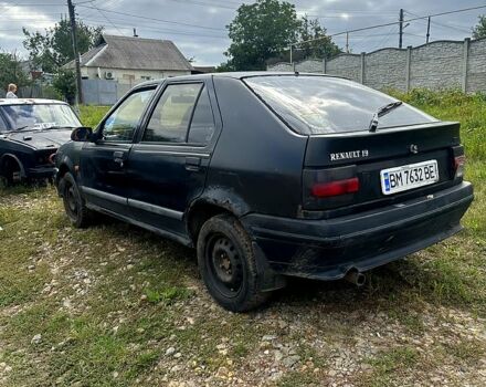 Черный Рено 19, объемом двигателя 1.7 л и пробегом 222 тыс. км за 375 $, фото 4 на Automoto.ua