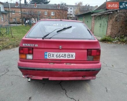 Червоний Рено 19, об'ємом двигуна 1.4 л та пробігом 370 тис. км за 550 $, фото 3 на Automoto.ua