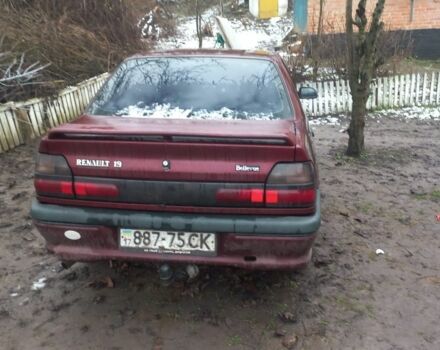 Червоний Рено 19, об'ємом двигуна 2 л та пробігом 3 тис. км за 600 $, фото 2 на Automoto.ua