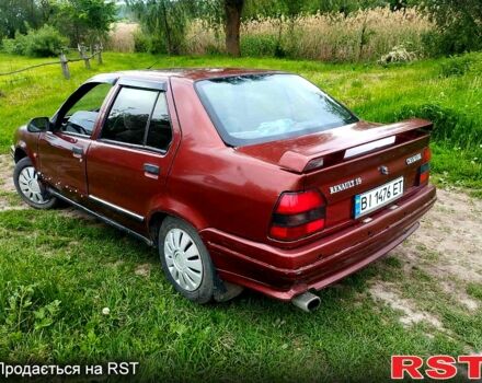 Красный Рено 19, объемом двигателя 1.6 л и пробегом 300 тыс. км за 500 $, фото 1 на Automoto.ua