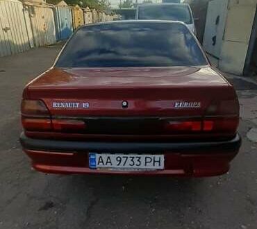 Рено 19 1999 в Киеве на Automoto.ua Красный Рено 19, объемом двигателя 1.6 л и пробегом 200 тыс. км за 1800 $, фото 1 на Automoto.ua