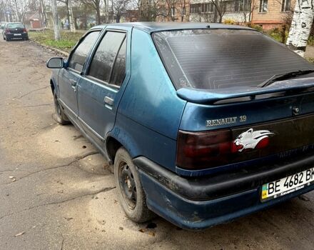 Синий Рено 19, объемом двигателя 1.4 л и пробегом 0 тыс. км за 600 $, фото 3 на Automoto.ua