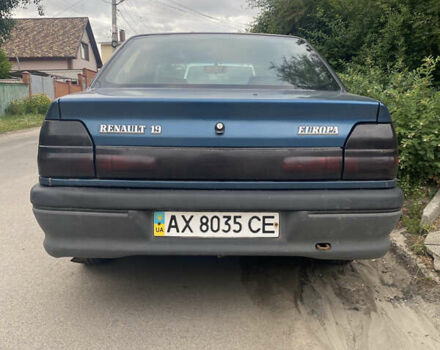 Синій Рено 19, об'ємом двигуна 1.4 л та пробігом 278 тис. км за 1400 $, фото 3 на Automoto.ua
