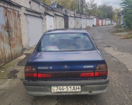 Синий Рено 19, объемом двигателя 1.4 л и пробегом 1000 тыс. км за 840 $, фото 1 на Automoto.ua
