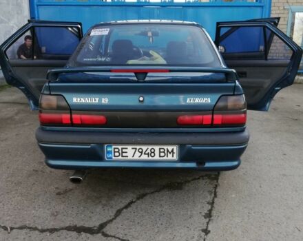 Синій Рено 19, об'ємом двигуна 1.6 л та пробігом 200 тис. км за 3500 $, фото 1 на Automoto.ua