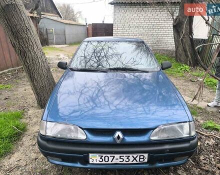 Синий Рено 19, объемом двигателя 1.6 л и пробегом 295 тыс. км за 1000 $, фото 1 на Automoto.ua